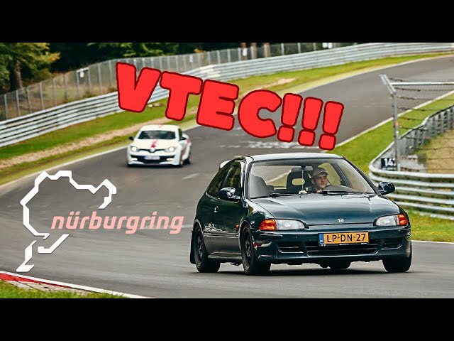 Onboard Nürburgring lap in Honda Civic (EG) 1.6 VTEC