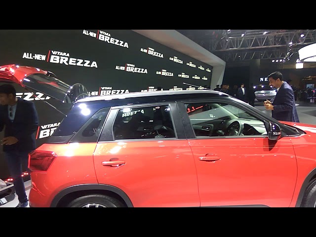 Brezza 2020 Model Red Black Dual Color