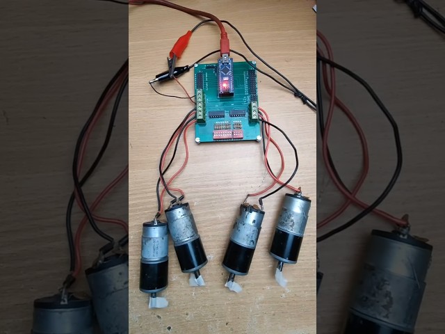 4 Channel Motor Controller #kiyanislab #jlcpcb #diyproject #industrialautomation