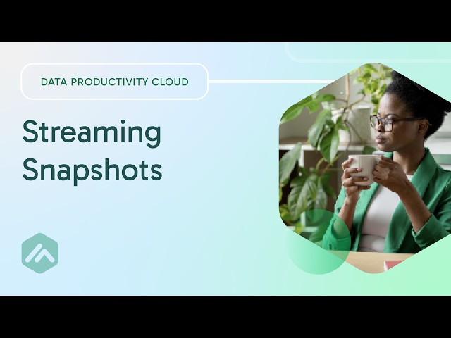 Streaming Snapshots: Point-in-Time Copies in Streaming Pipelines 🔄📊