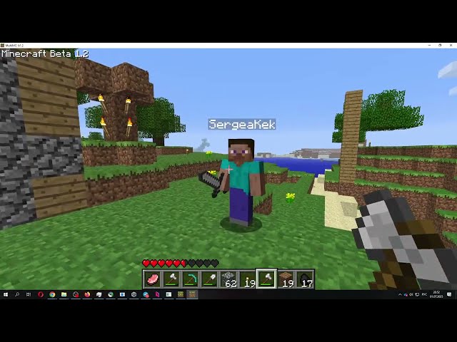 Minecraft Beta 1.2 Server #5 - A Lot Of Mining and Exploring with Friends