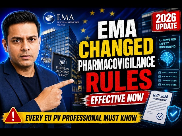EMA Just Changed the Rules for All of Pharmacovigilance. Effective Now.