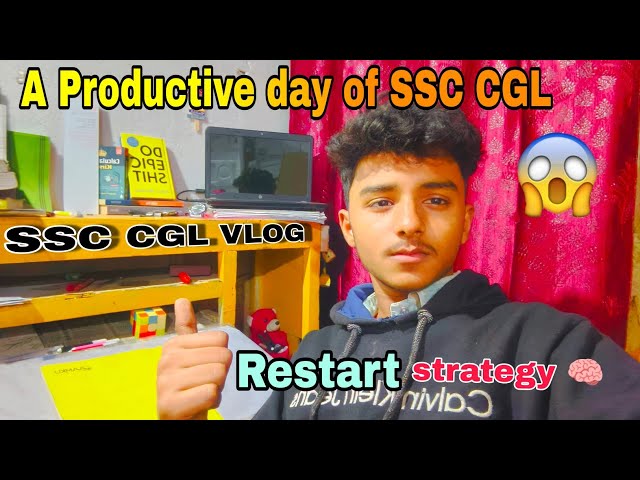 I again started my preparation of SSC CGL 🎯 | Ayush Gupta 