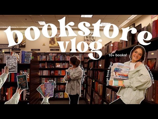 BOOKSTORE VLOG 💌 book shopping at barnes & noble + book haul!