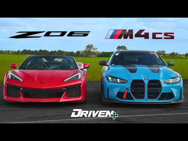 Corvette Z06 vs BMW M4 CS | TRACK BATTLE