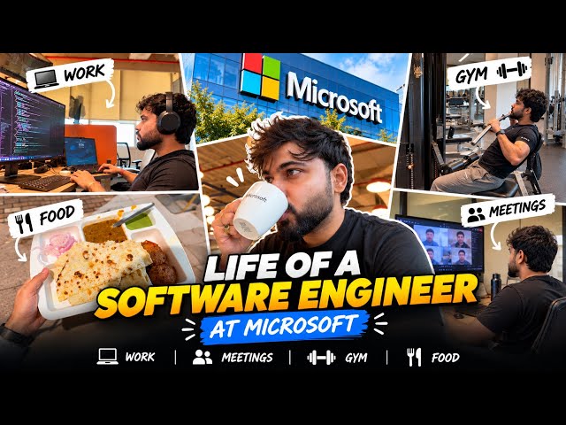 Life of a Software Engineer at Microsoft 💙 | A Day in My Life — Work, Meetings, Gym & Food