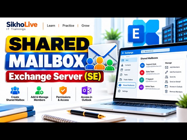 How to Create a Shared Mailbox in Exchange Admin Center | Practical Lab #13