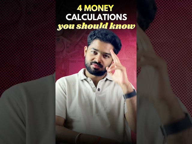 💰 4 money calculations everyone should know before making financial decisions!