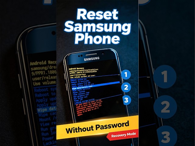 How to Factory Reset a Samsung Phone Without a Password