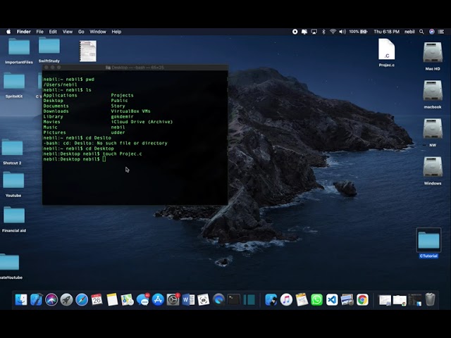 C Programming #3 - Compile and run C program in Macbook's terminal