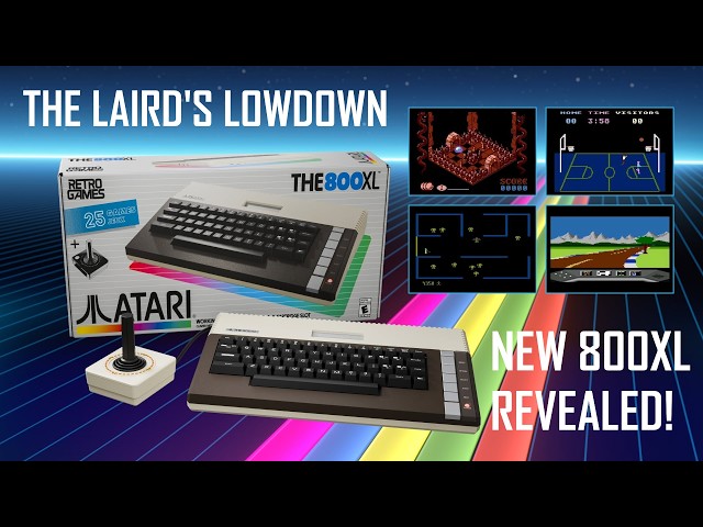 New Full-Size Atari 800XL Computer Revealed! - The Laird's Lowdown