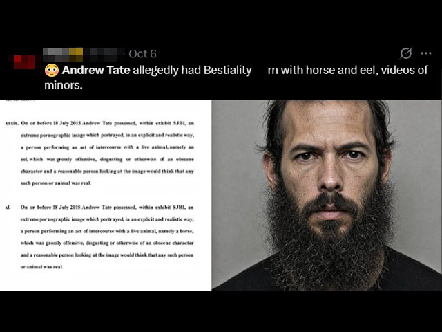 It's Officially Over For Andrew Tate.