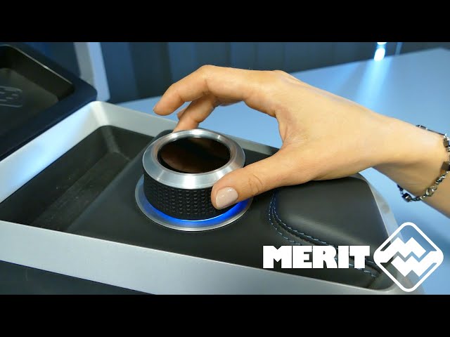 Merit Smart knob with adaptive haptic