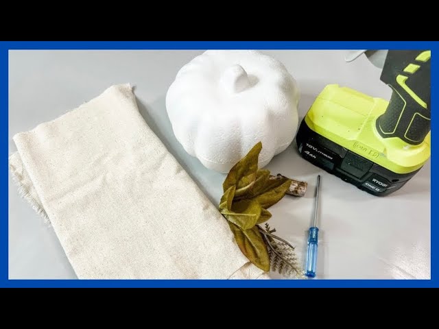 Easy Rag Pumpkin DIY || Super Cute & Quick Craft || Just 1 DIY