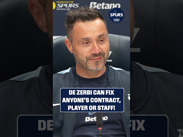 De zerbi is the man! 🤣 #talkingtottenham