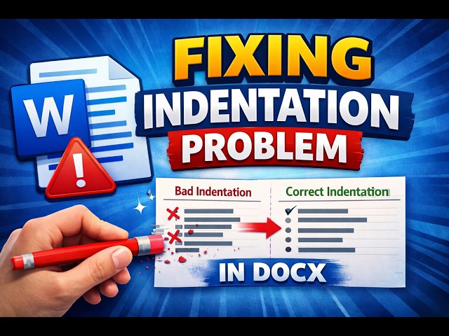 Indentation problems in Docx