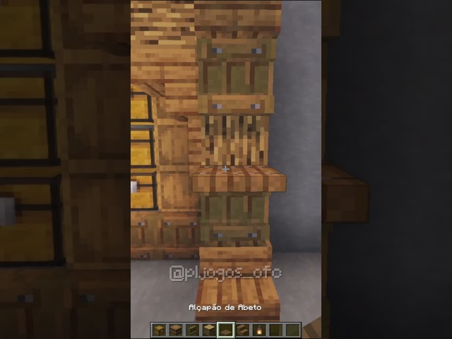 ARMAZENAMENTO É PEQUENO no Minecraft📦 #minecraft  #minecraftshorts #shorts #fyp #building
