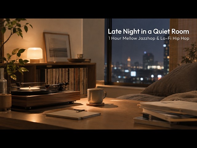 Late Night in a Quiet Room — Mellow Jazzhop & Lo-Fi Hip Hop