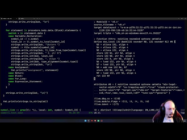 Succumbing to LLVM - Building A Programming Language