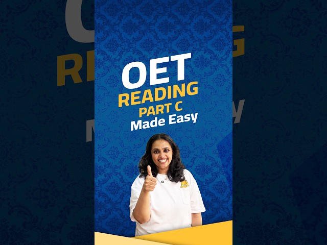 OET Reading Part C Made Easy | 3 Simple Tips to Find the Right Answer