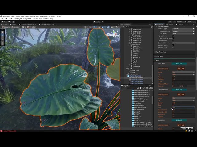 How To Make Beautiful Islands in Unity using FloraShade's Foliage Rendering Features