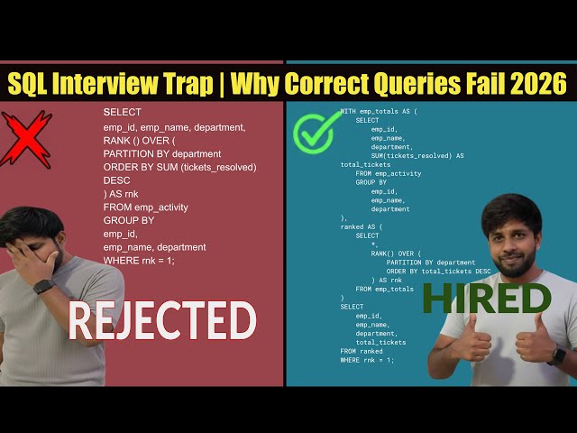 This SQL Query Looks Right — It Gets You Rejected