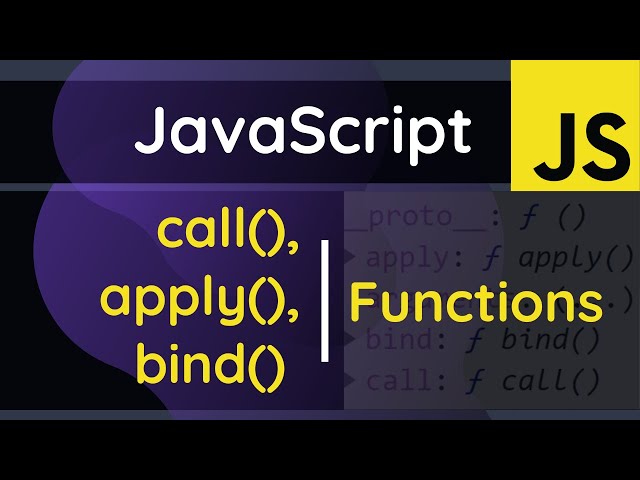 JavaScript call, apply and bind methods | JavaScript Tutorials