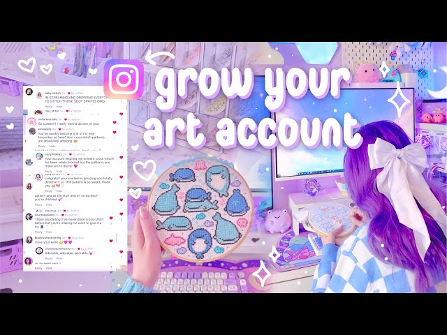 Instagram for artists, tips on growing your art account✨  How I grew to 40,000 followers in one year