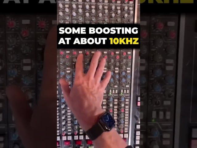 POV Mixing Jesús Molina Piano On My SSL 4K