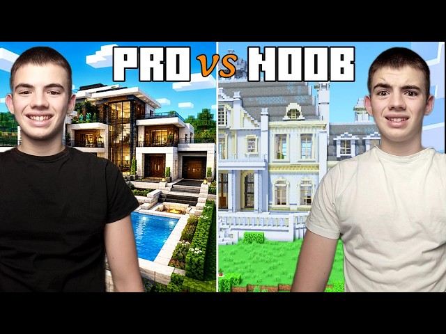 NOOB vs PRO u Građenju u Minecraftu