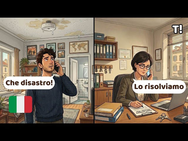 Italian Phone Calls for Beginners 📞 (A1–A2) | Real Conversations