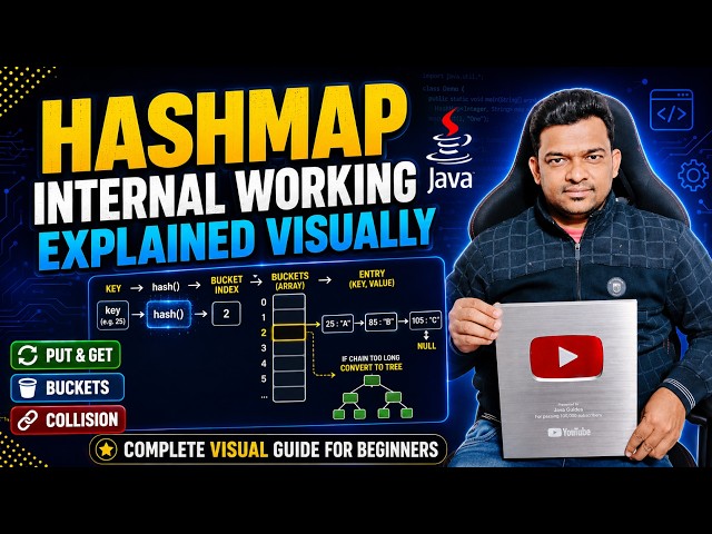 How HashMap Works Internally in Java | HashMap Internal Working Explained with Diagram