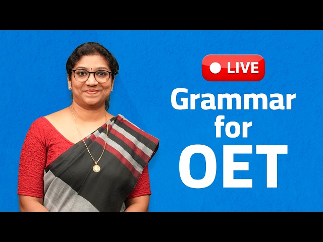 Master Grammar for OET | Live Session