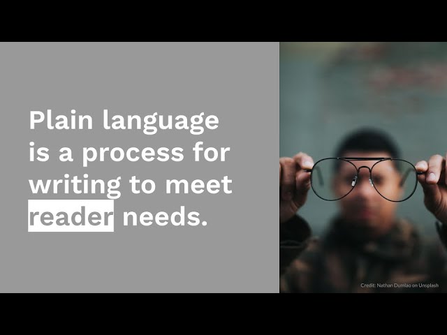 Plain Language