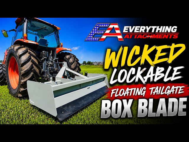 The Best Lockable Floating Tailgate Box Blade on the Market - Everything Attachments