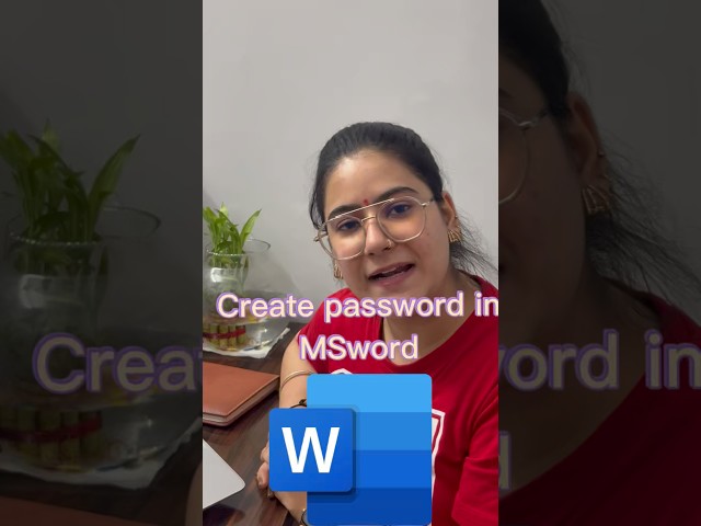 ✅ How to Create Password in MS Word | Protect Your Word Document #msword #computertips #password #yt