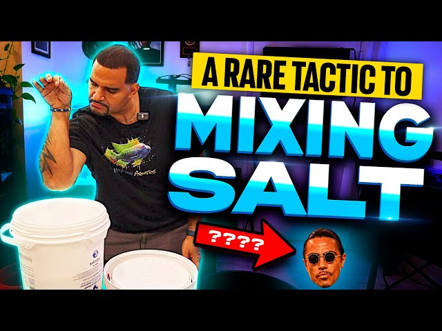 Beginner Level Salt Mixing!  (Aquavitro Salinity)