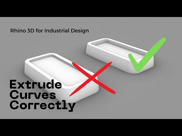 How to do extrusions the right way in Rhino