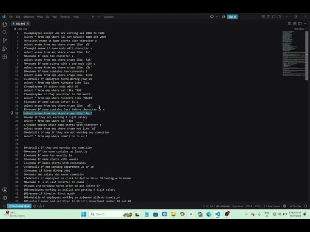 oracle sql episode5