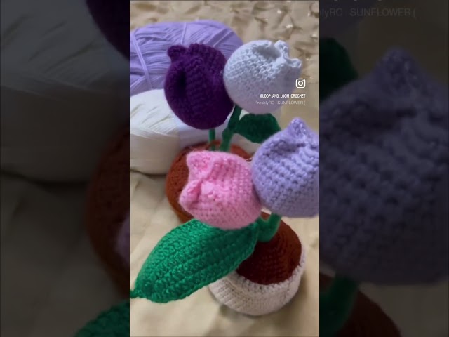 Bloom with flowers #crochet #crochetcrosai