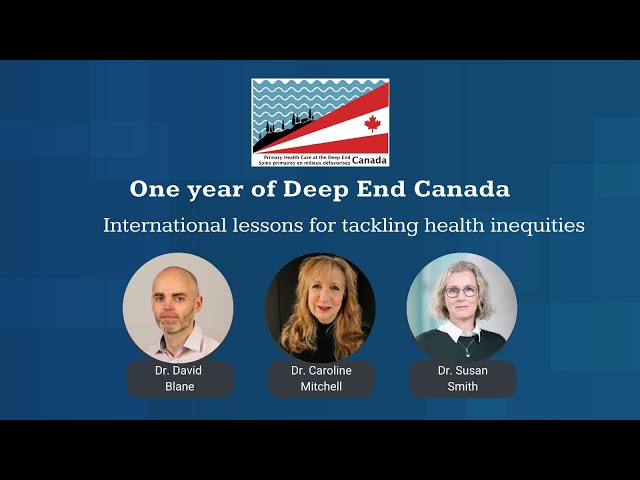 One year of Deep End Canada: International lessons for tackling health inequities