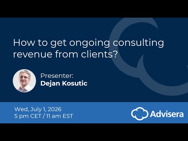 How to get ongoing consulting revenue from clients [live webinar]