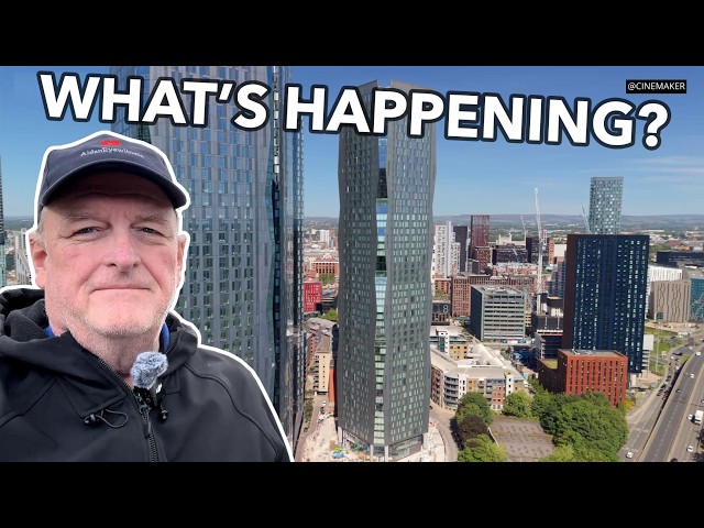 Manchester Building Boom What's Happening? 30 Sites By Brompton Bike!