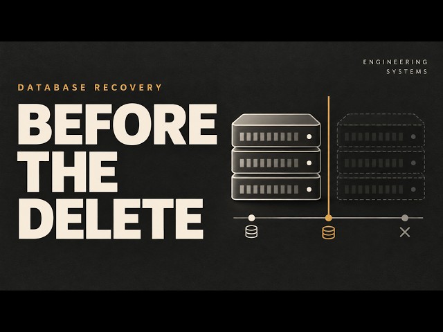 Database Backups & Point-in-Time Recovery Explained