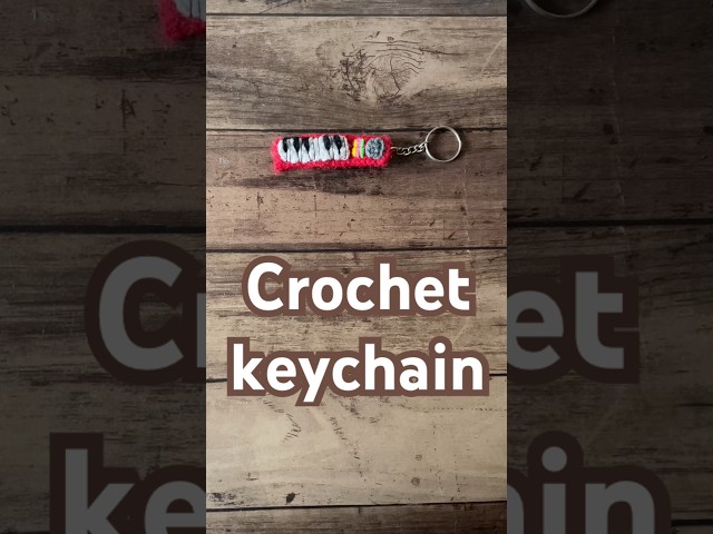 Crochet keyboard keychain. #tukitakicrochet #crochet #crochetforbeginners #crochetpatterns