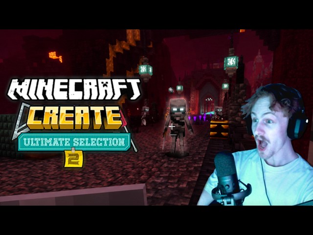 Exploring the Nether in Modded Minecraft!