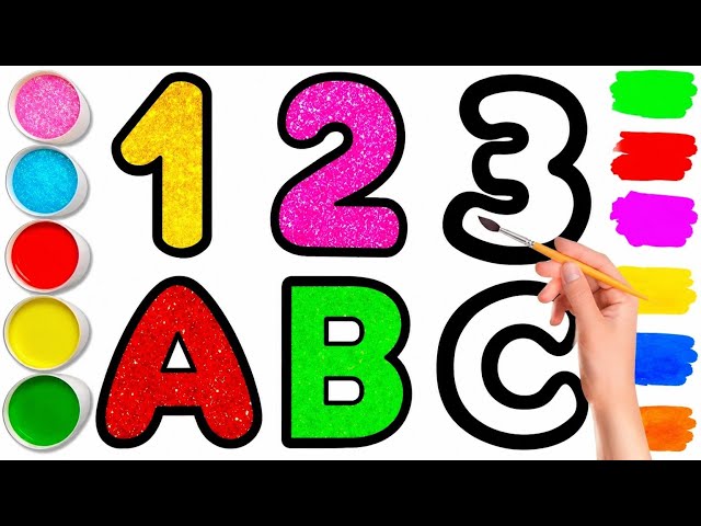 ABC & 123 Learning for Kids | ABC Song & 123 Numbers | Alphabet and Counting for Kids