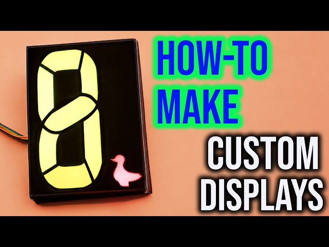 I Built a Python Tool for Designing Custom LED Displays! | 3D + KiCad + Electronics