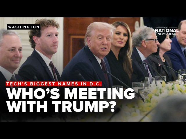 TECH LEADERS IN WASHINGTON | Trump to meet with TOP tech CEO's today