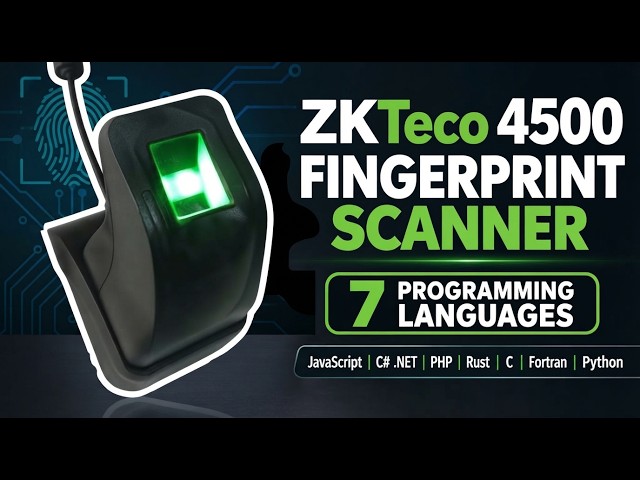 ZKTeco 4500 - The 7 Programming Languages I've Used for Biometric Integrations with this Device